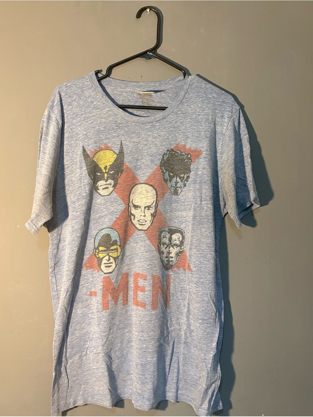 Old Navy Light Blue X-Men Graphic Short Sleeve Tee